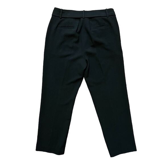 BAR lll High Rise Tie Front Ankle Pants in Black  Straight leg Pockets SZ 8 - Picture 5 of 9